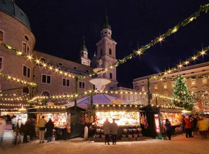 Austria Salzburg Christmas market