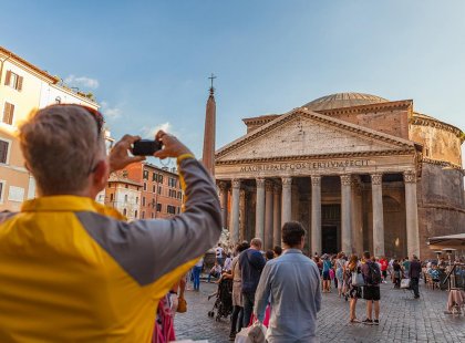 The Pantheon in Rome, Italy