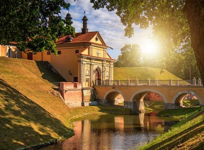 Belarus, Nesvizh, Castle
