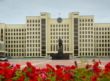 Government house in Minsk, Belarus