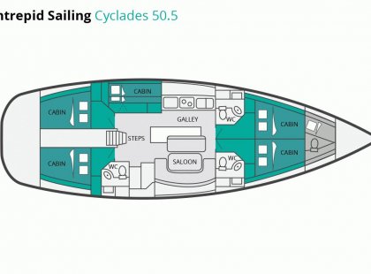 50.5 Cyclades deck plan