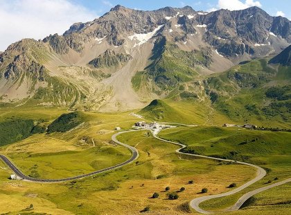 Cycle some of the beautiful windy rounds in Galibier