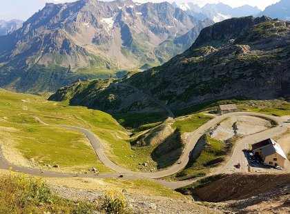 The view from Galibier in France