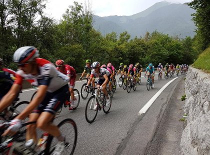 The Tour de France in the French Alps