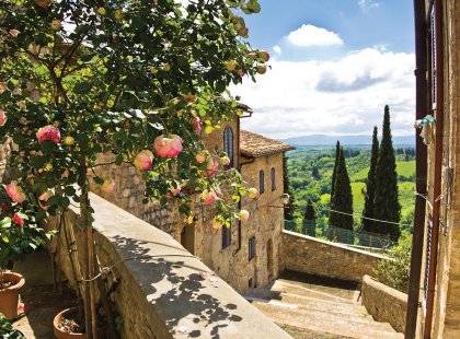 Some of the beautiful surrounding in San Gimignano, Tuscany