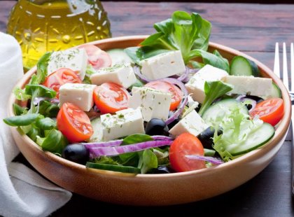 Fresh greek salad