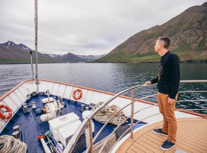 Cruise along the coast of Iceland on an Adventure Cruising trip