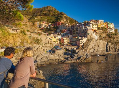 Marvel at the beautiful setting of Cinque Terre, Italy