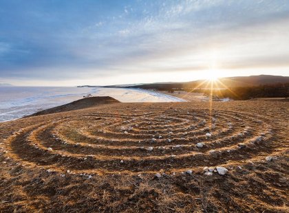 Walk amongst the strange stone configurations of the Labyrinths in Russia
