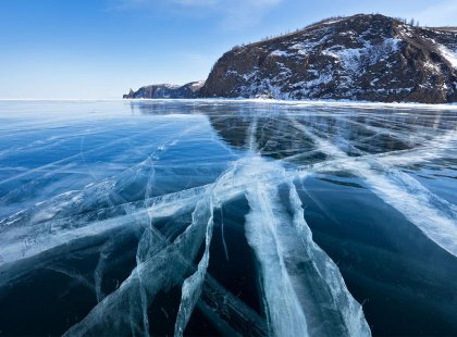 The spectacular Lake Baikal in Russia