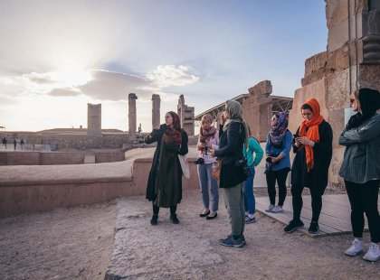 Learn about the fascinating history behind Iran, on a women only expedition