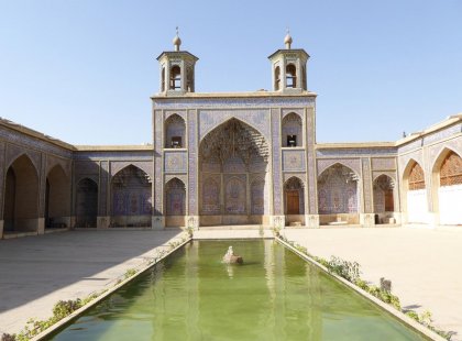 Outside of the Pink Mosque