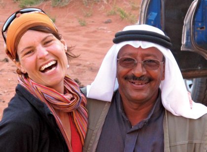 jordan wadi rum meet local laughing friendly