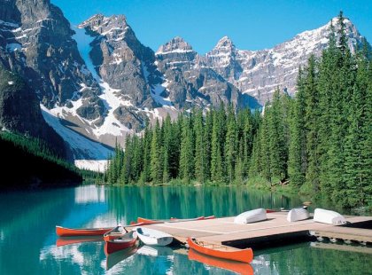 Canoes, Canadian Rockies