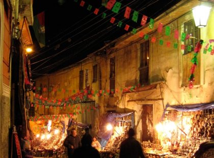 bolivia la paz witches market night