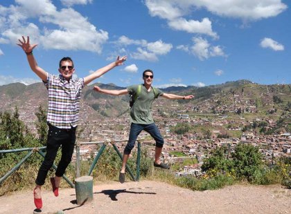 Peru, Cusco jump