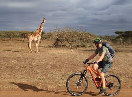 Feel the thrill of traversing the wilds of Africa on two wheels compared to four in South Africa’s iSimangaliso Wetland Park.