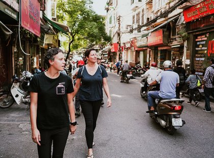 Explore the endless maze of shops, restaurants and sights in Hanoi, Hoi An and Ho Chi Minh City.
