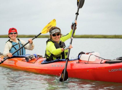 Meet new friends on a four day kayaking trip through South Carolina’s barrier islands.