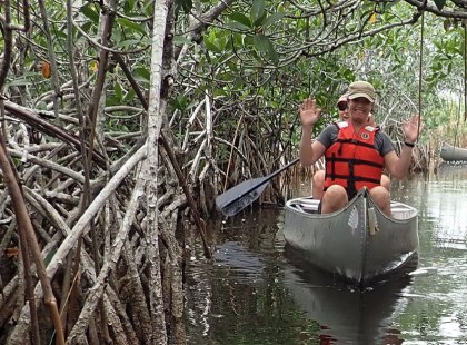Canoe through the heart of Everglades National Park.