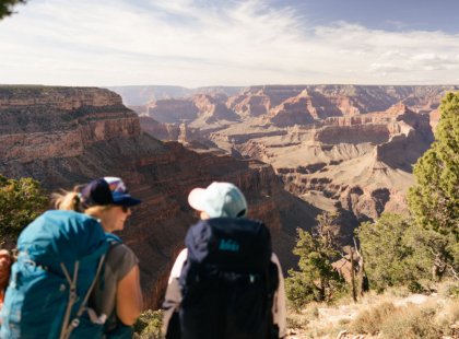 The awe inspiring Grand Canyon provides a perfect backdrop for four days on the trail.