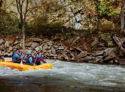 The Nantahala River provides travelers with an exciting way to explore the Smokies.