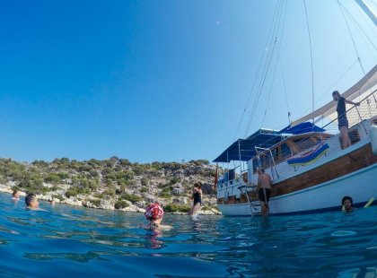 Cruising the Turkish Coast: Swimming at Kas