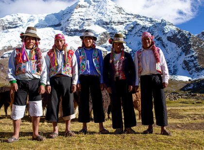 Locals that have lived near Ausangate for hundreds of years are part of our guide team on the trek. Learn all about the myths and lore that surround the mountain.
