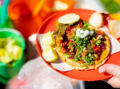 The tacos on a Mexican Food Adventure with Intrepid Travel are define