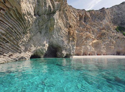 Greece, Corfu, Paleokastrista, Paradise Beach, Rocks