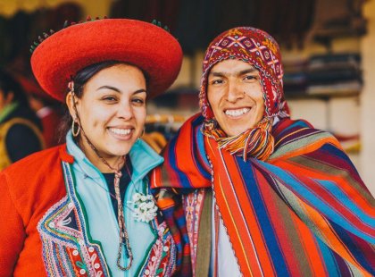 Enjoy the company of a local community in The Sacred Valley in Peru