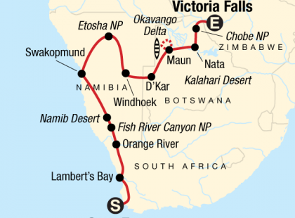 Cape Town to Victoria Falls Adventure