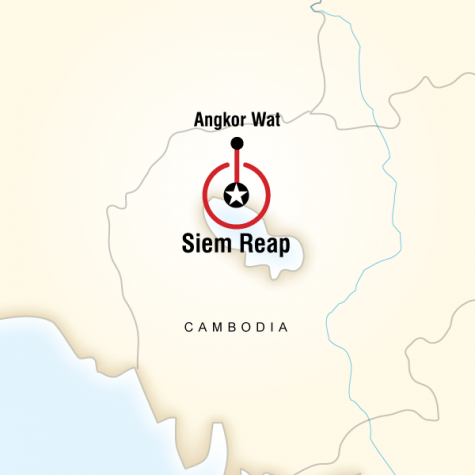 Cambodian Water Festival and Longboat Race - Tour Map
