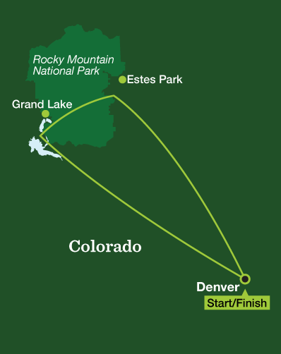 Rocky Mountain National Park Family Adventure - Tour Map