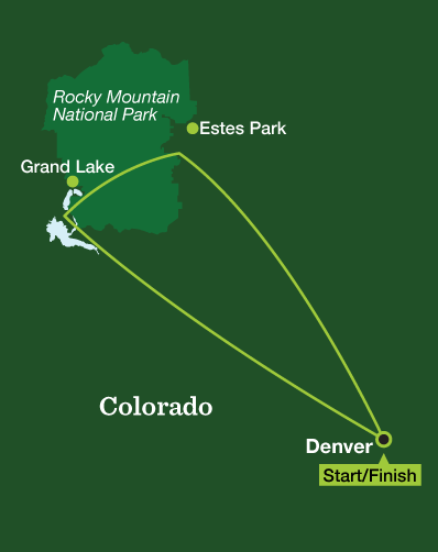 Rocky Mountain National Park Adventure - Tour Map