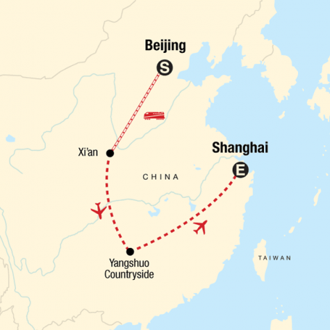 Best of China - Tour Map