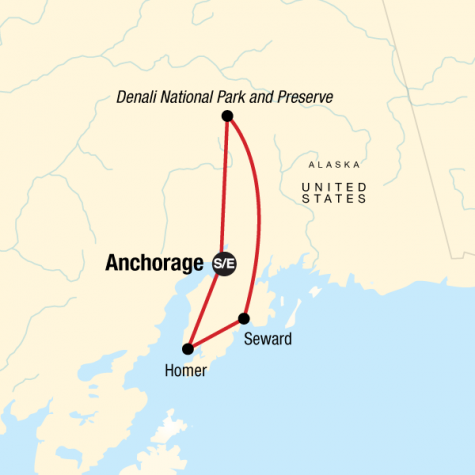 Alaska Journey - Tour Map