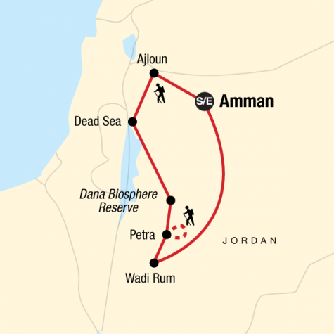 Jordan Multisport - Tour Map