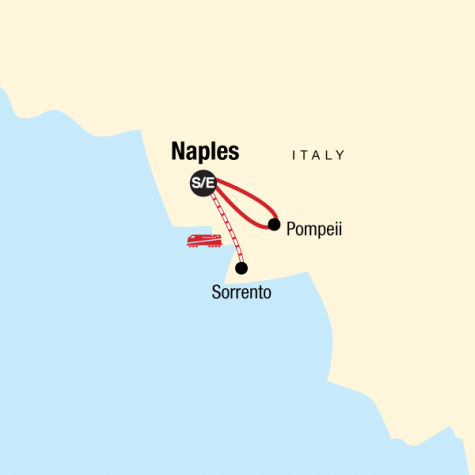 Naples Pizza Adventure - Tour Map