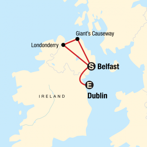 Discover Northern Ireland - Tour Map