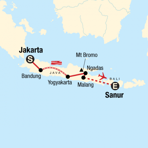 Best of Java - Tour Map