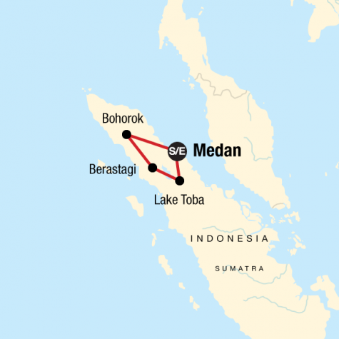 Best of Sumatra - Tour Map