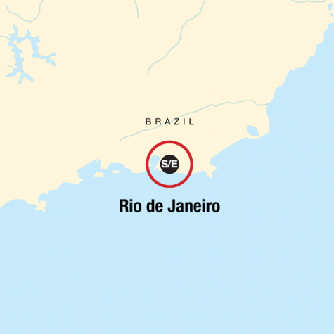Rio de Janeiro Carnival Hostel Experience - Tour Map