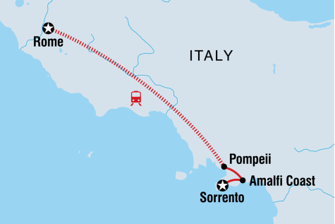 Italy Family Holiday - Tour Map