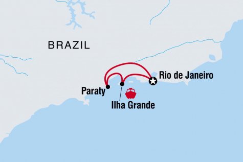 Best of Brazil - Tour Map