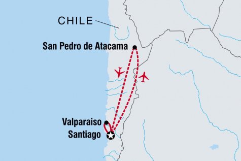 Best of Chile - Tour Map
