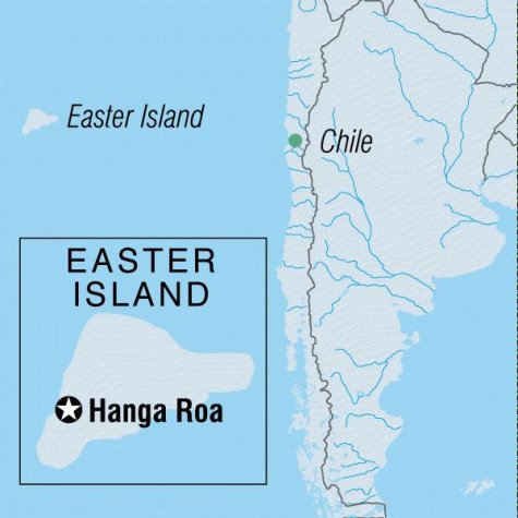 Easter Island - Tour Map