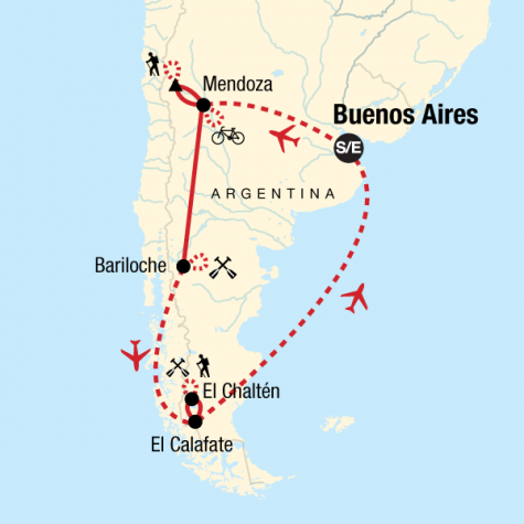 Argentina Multisport - Tour Map